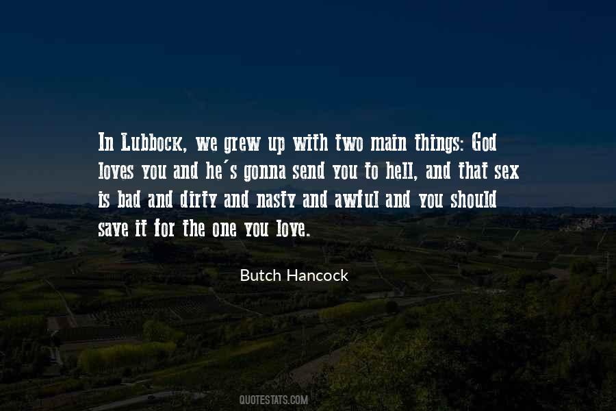 Quotes About Hancock #30572