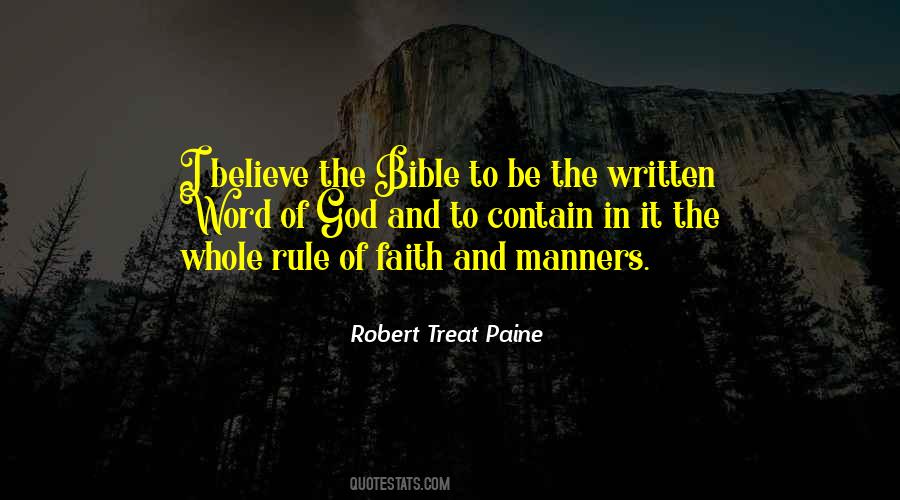 Bible Faith Quotes #536682