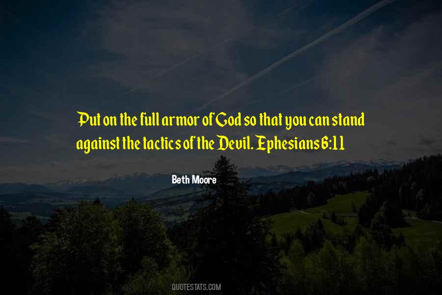 Put On The Armor Of God Quotes #719258