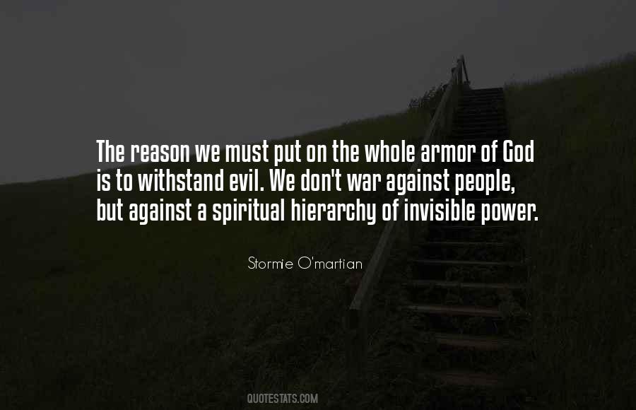 Put On The Armor Of God Quotes #773587