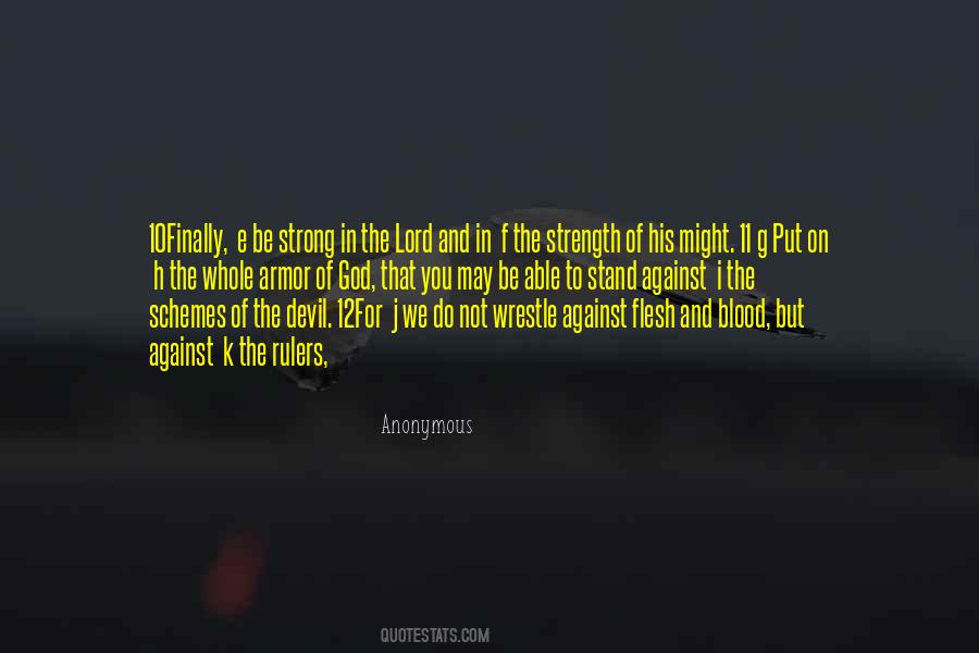 Put On The Armor Of God Quotes #910668