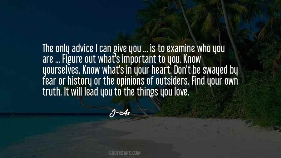 Only You Know The Truth Quotes #1220388
