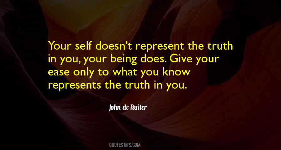 Only You Know The Truth Quotes #747093