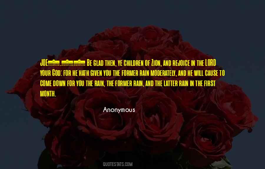 God Rain Quotes #518812