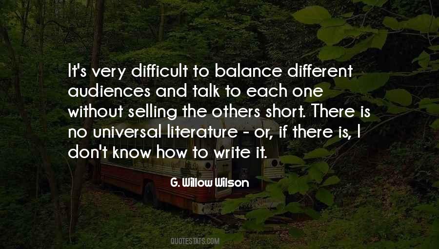 Short Talk Quotes #882456