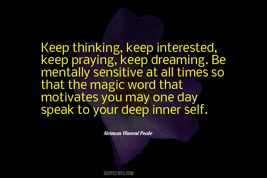 Quotes About Thinking Dreaming #1553425
