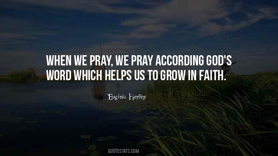 When We Pray Quotes #817272