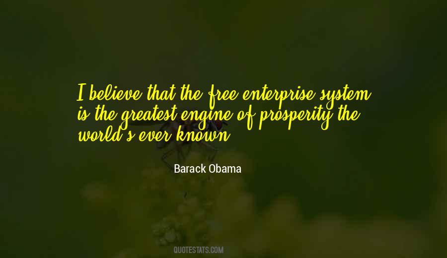 Free Enterprise System Quotes #1045623