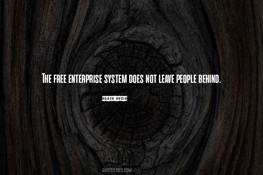 Free Enterprise System Quotes #1115500