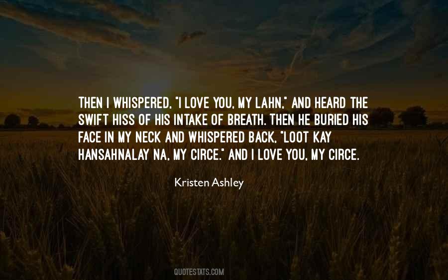 Your Breath On My Neck Quotes #799181