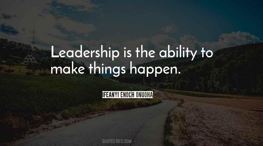 Leadership Power Quotes #1737025