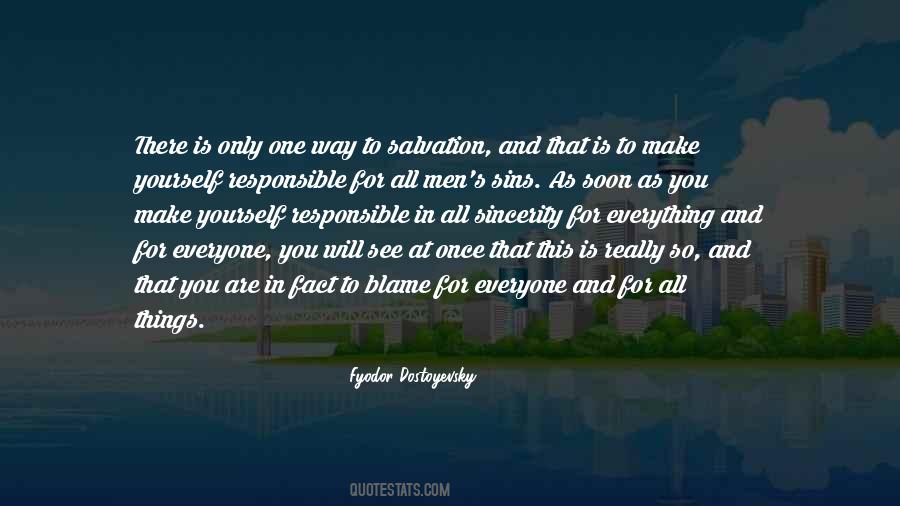 You Are Responsible For Yourself Quotes #1285615