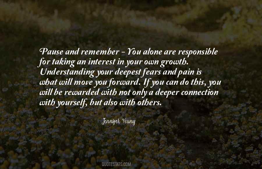 You Are Responsible For Yourself Quotes #185113