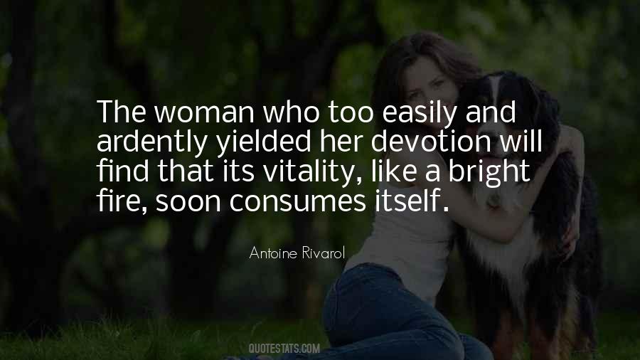Woman Fire Quotes #1454831