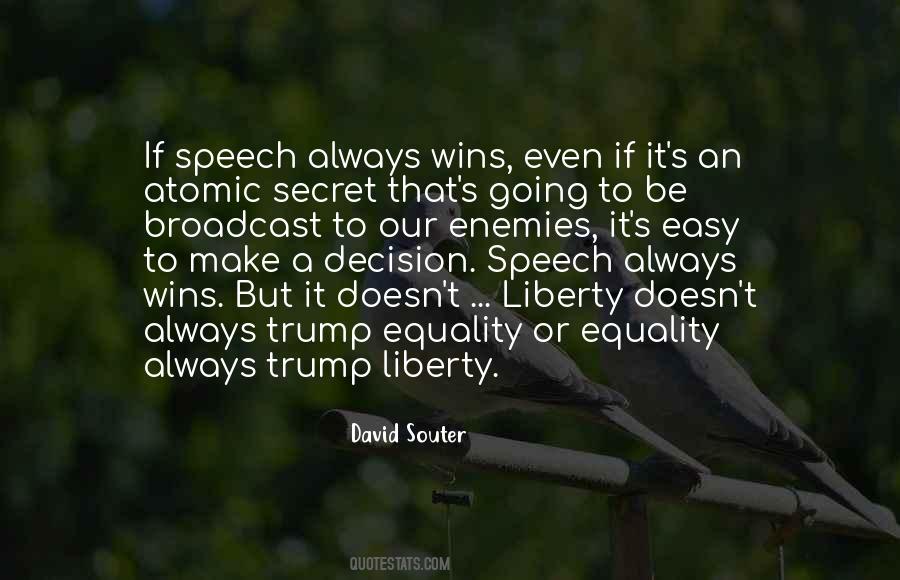 Trump Speech Quotes #897181