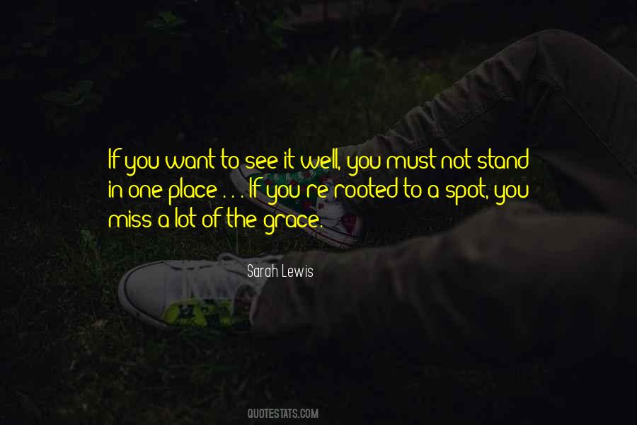 Miss A Place Quotes #100644