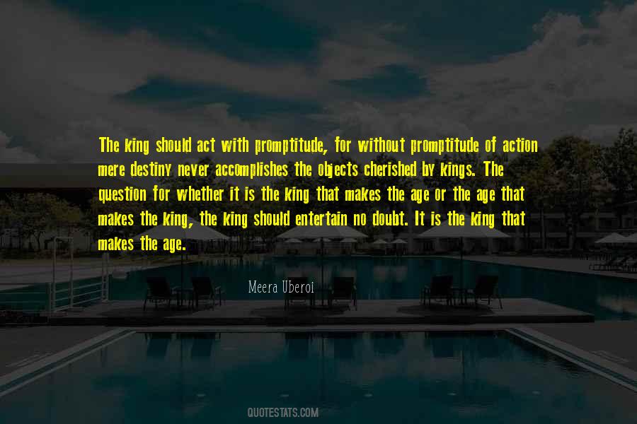 Is The King Quotes #1535269