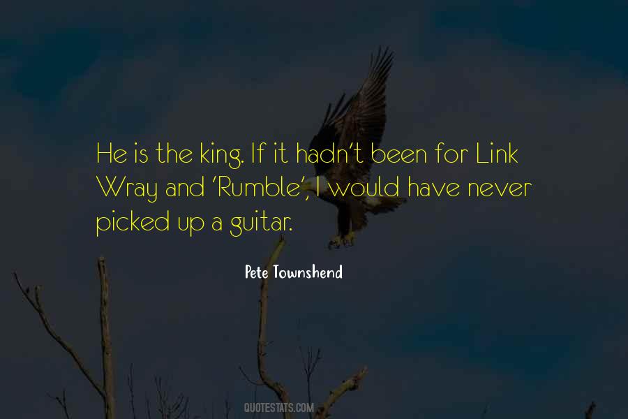 Is The King Quotes #1571401