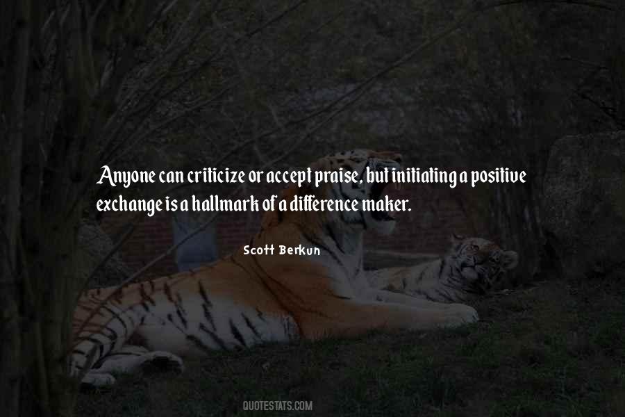 Positive Difference Quotes #1251178