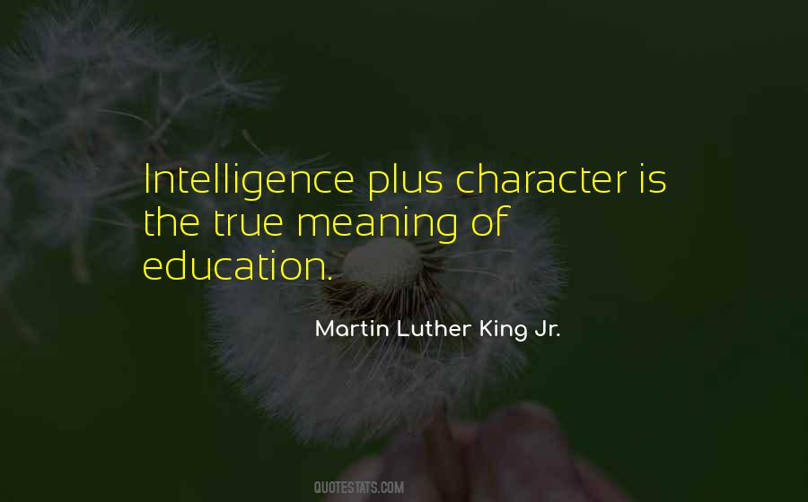 Education Character Quotes #1129235