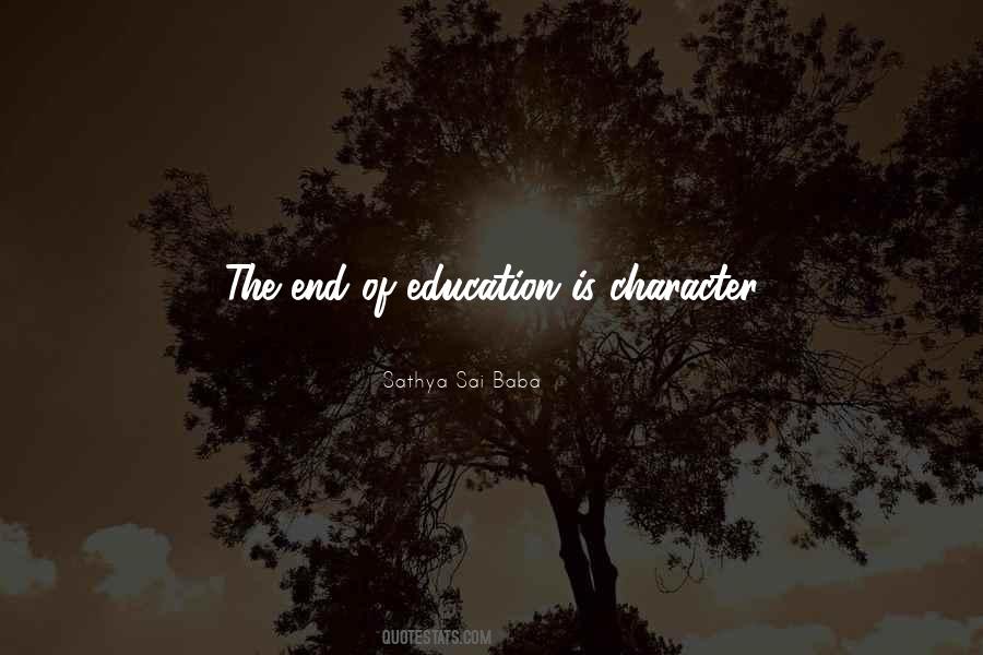 Education Character Quotes #1443582