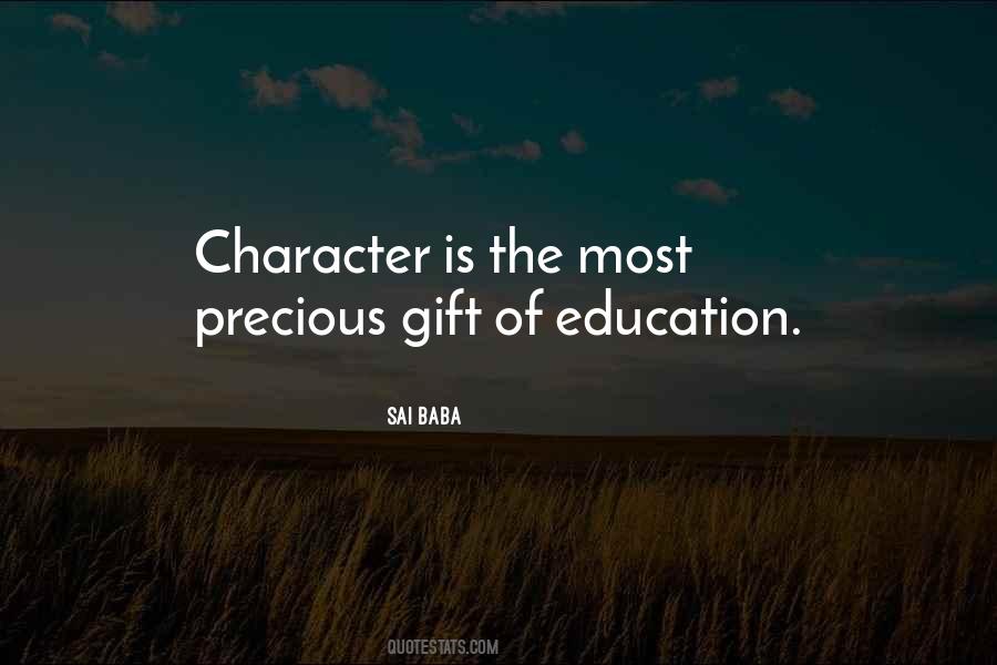 Education Character Quotes #235028