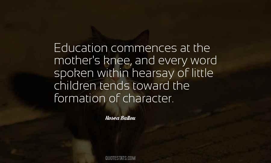 Education Character Quotes #289526