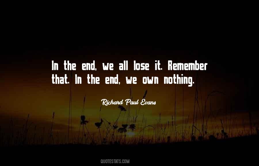 Remember Nothing Quotes #63583