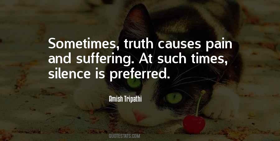 Silence Truth Quotes #1494280