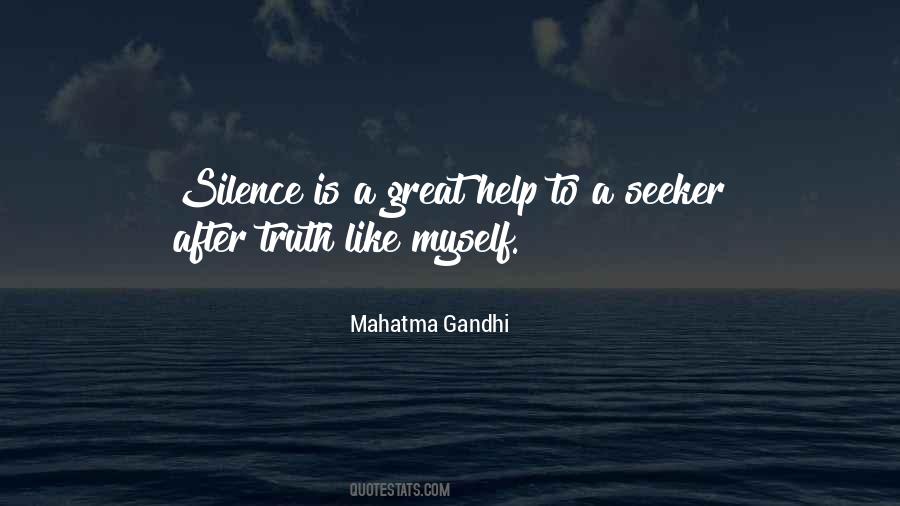 Silence Truth Quotes #59476