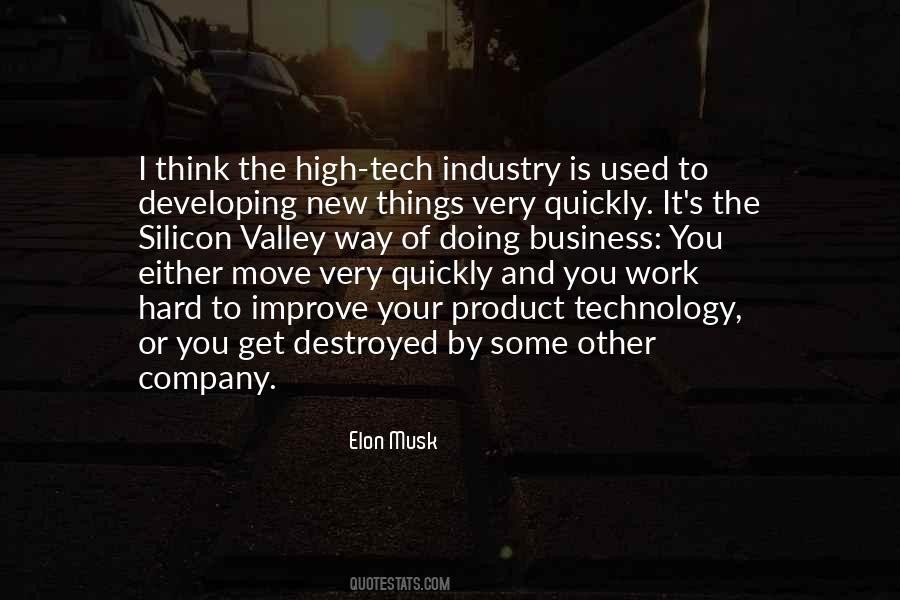 Quotes About The Technology Industry #847866