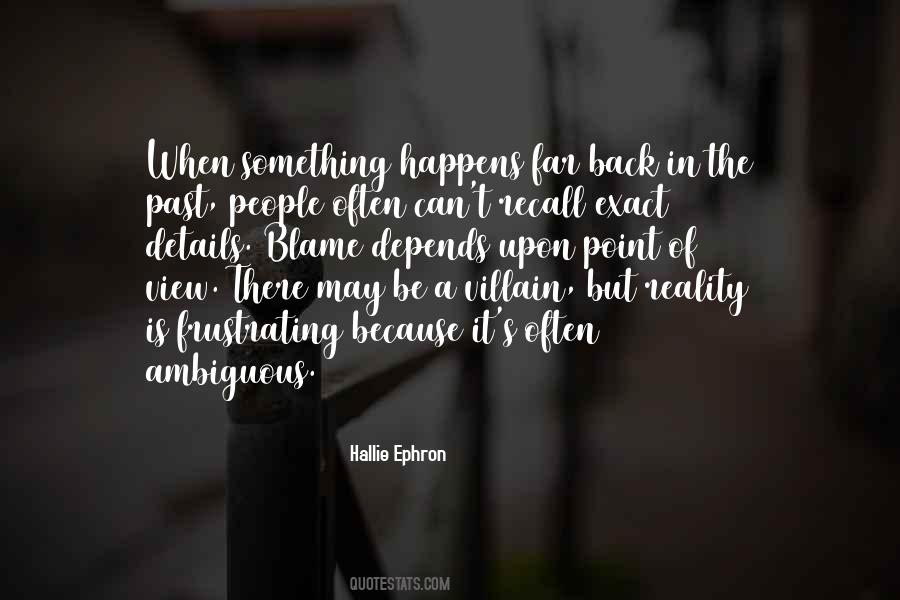 The Past Is The Past Quotes #150813