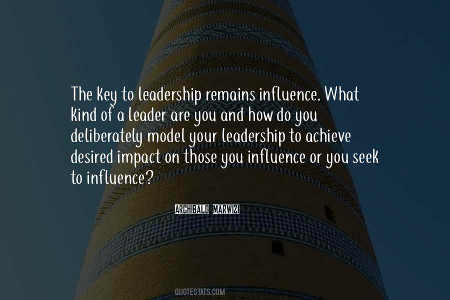 Leadership Leader Quotes #58539