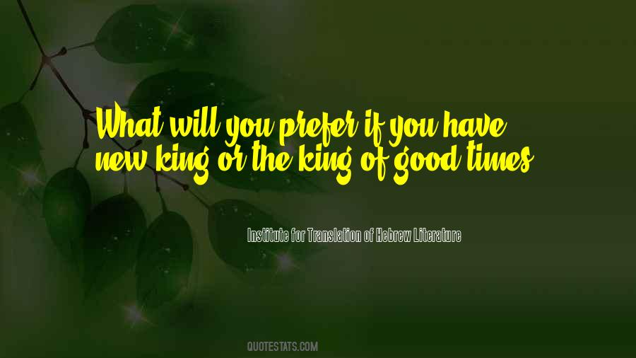 New King Quotes #666617