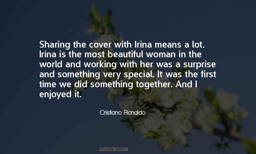 Beautiful Woman In The World Quotes #1377641