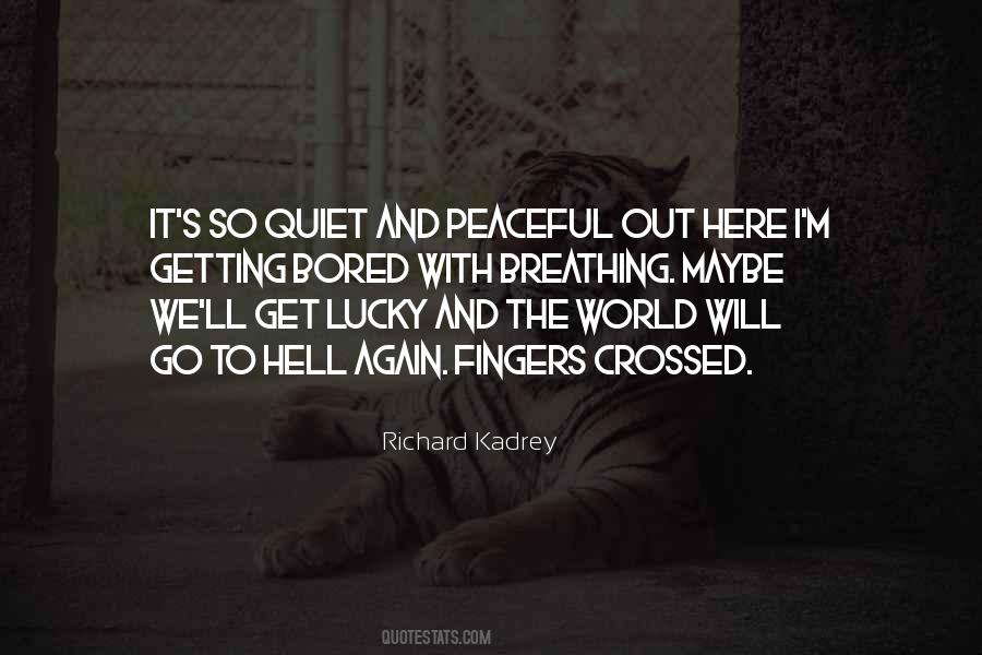 Peaceful Quiet Quotes #1476077