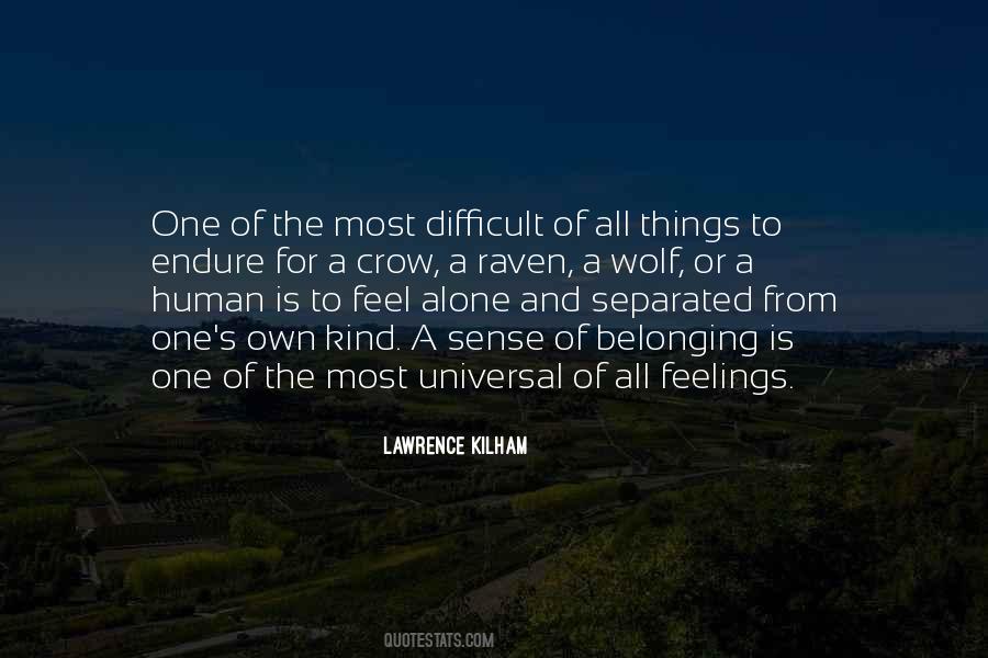 Feel All Alone Quotes #1125403