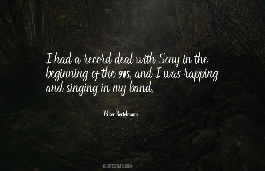 Rap Band Quotes #1816441