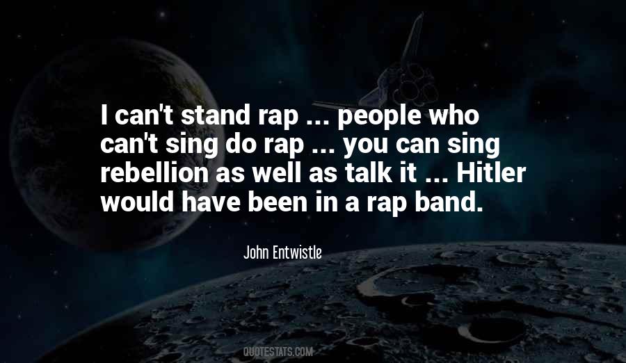 Rap Band Quotes #458901