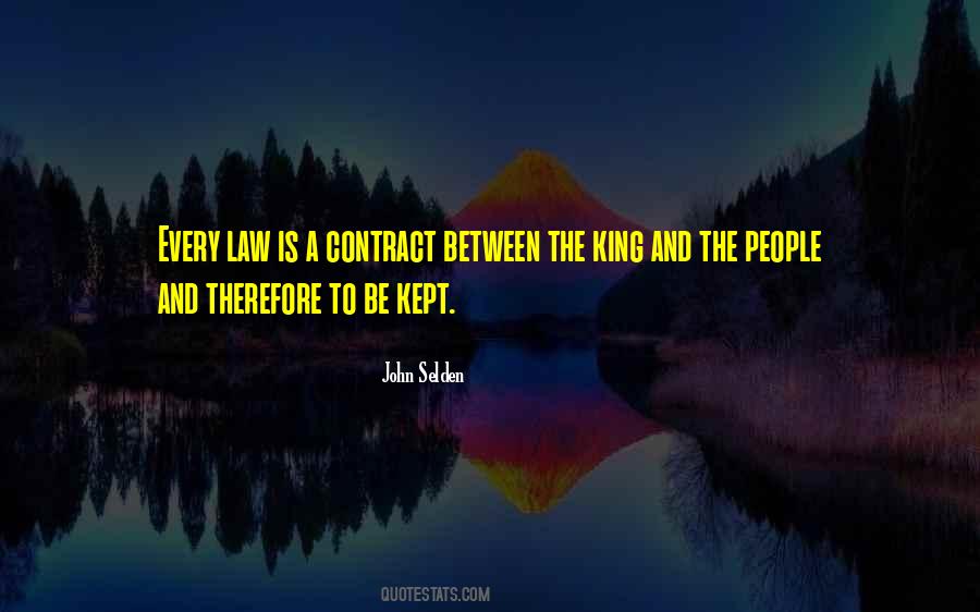 Law Of Contract Quotes #1218440