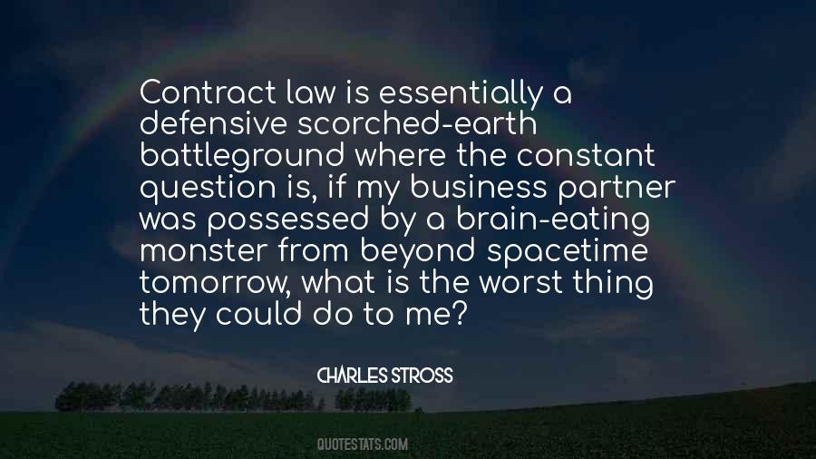 Law Of Contract Quotes #1250843