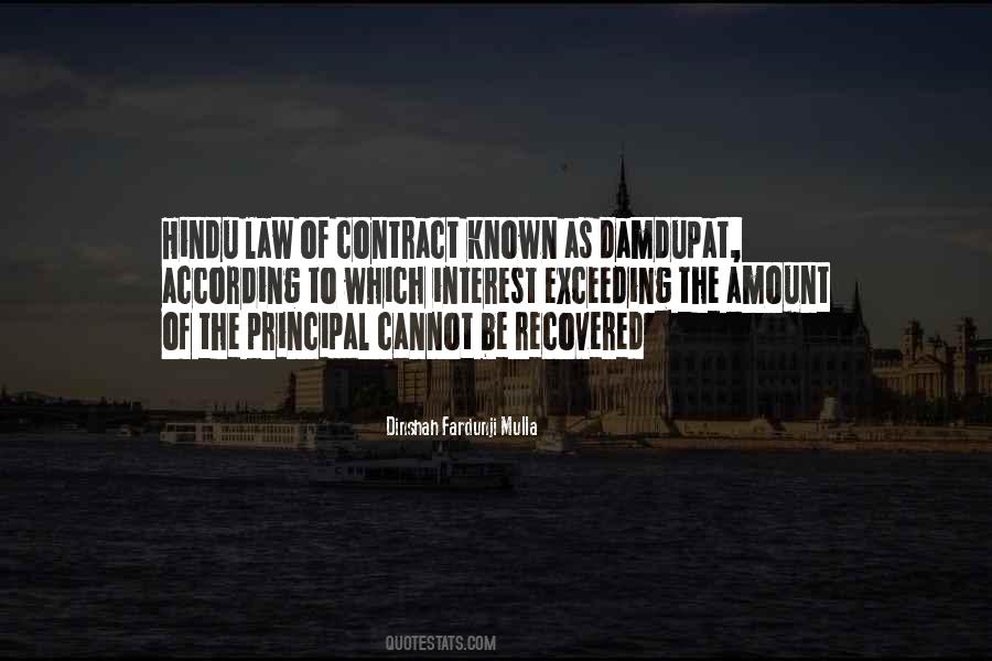 Law Of Contract Quotes #1672231
