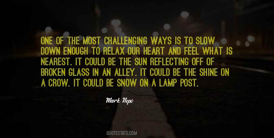 Sun In Snow Quotes #1757558