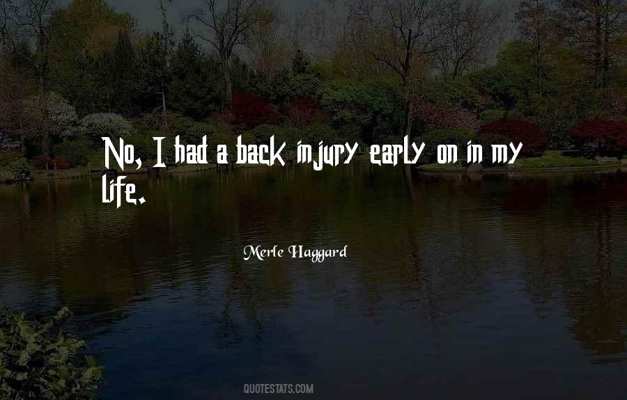 Back Injury Quotes #443629