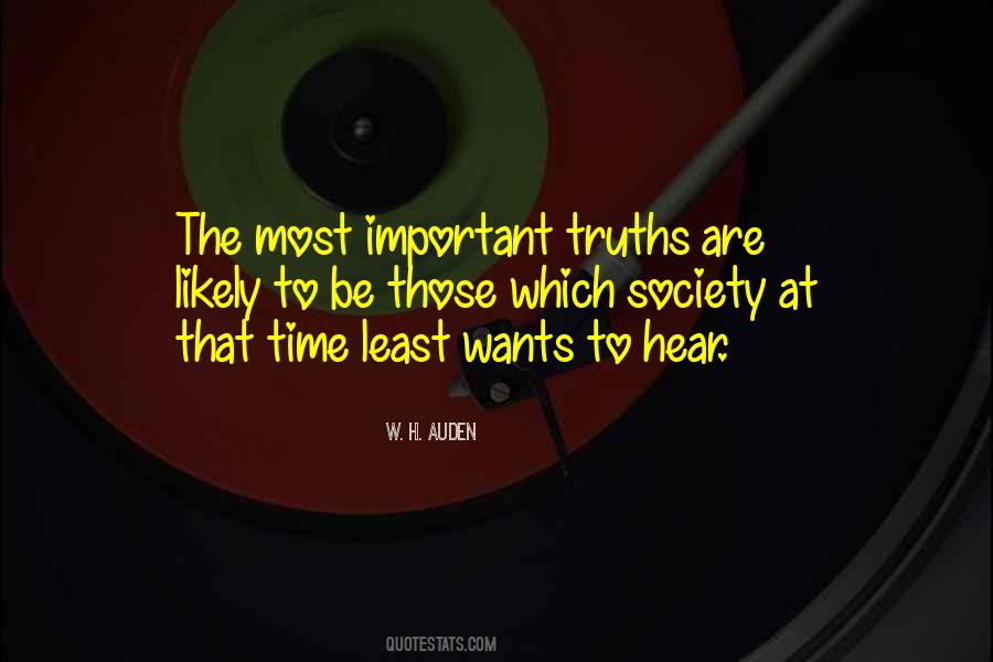 Society Truth Quotes #413618