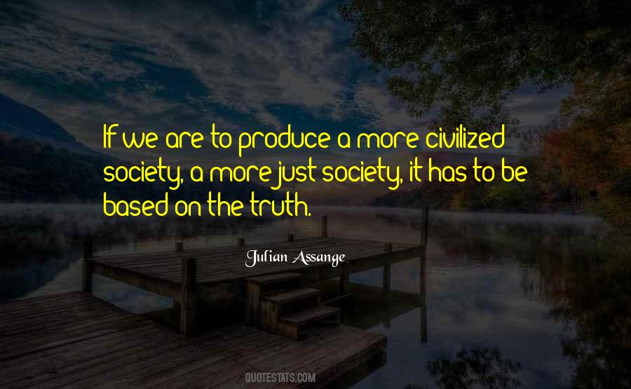 Society Truth Quotes #92478