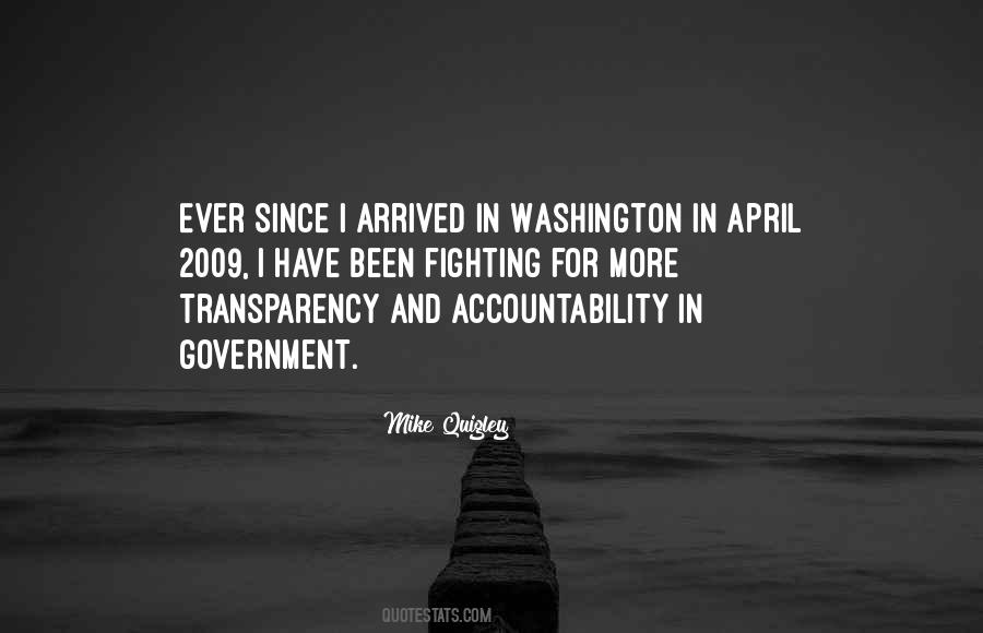 Accountability And Transparency Quotes #1318736