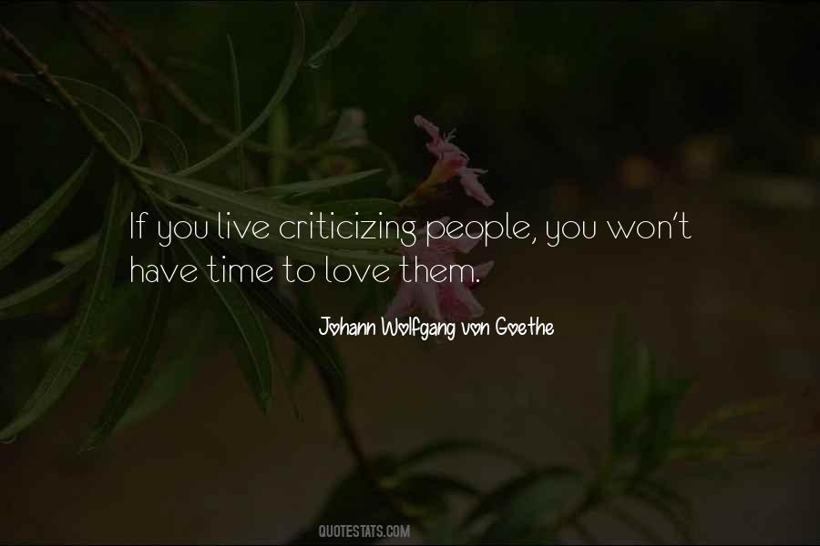 People Who Criticize You Quotes #165407