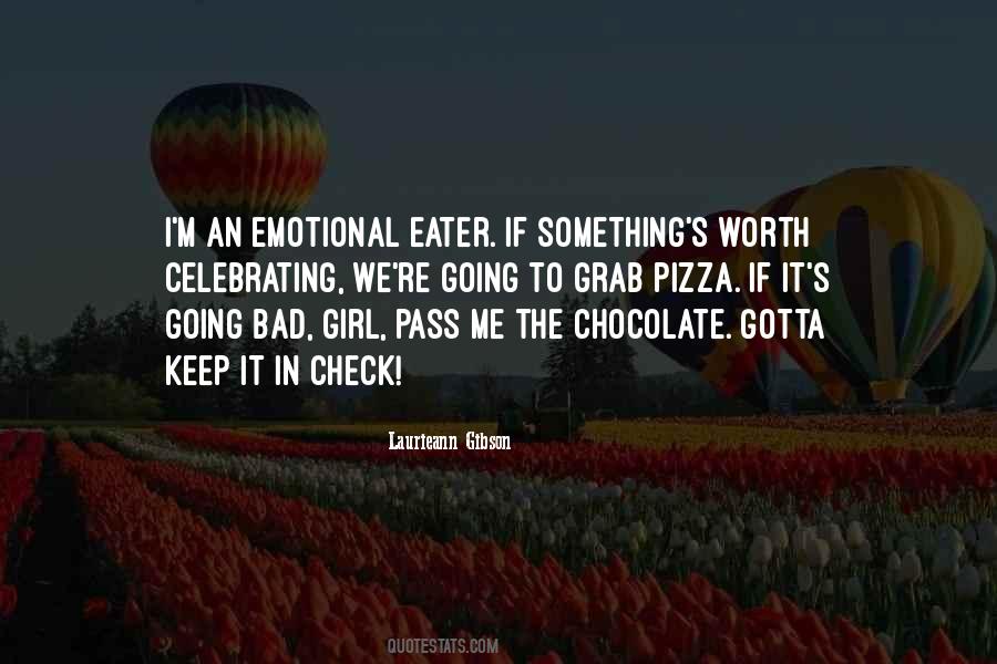 Girl Chocolate Quotes #1492922