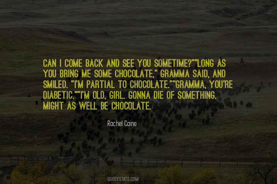 Girl Chocolate Quotes #321979